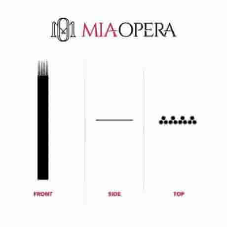 MiaOpera Disposable MicroBlading Blades 10pcs - 0,30mm Quadruple Q3 (4x3) - venduto online in svizzera