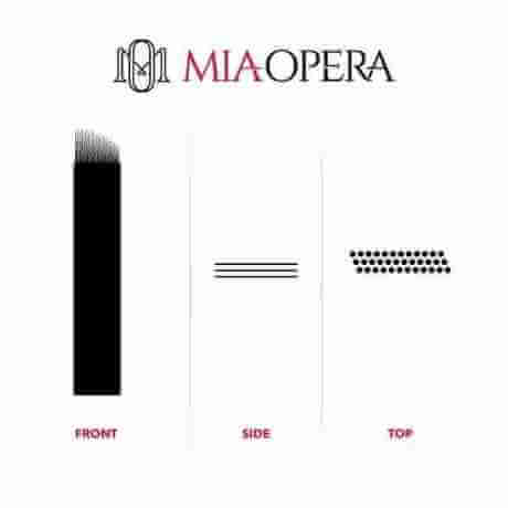 MiaOpera Disposable MicroBlading Blades 10pcs - 0,30mm Pixel P15 - venduto online in svizzera