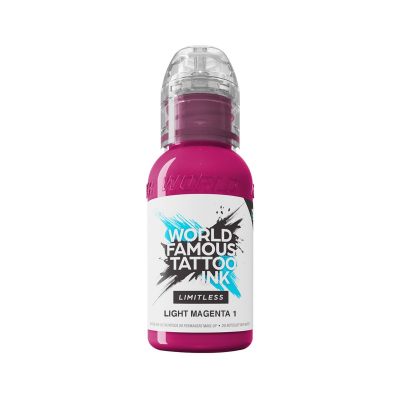 World Famous Limitless Tattoo Ink Light Magenta 1 30ml Venduto Online In Svizzera