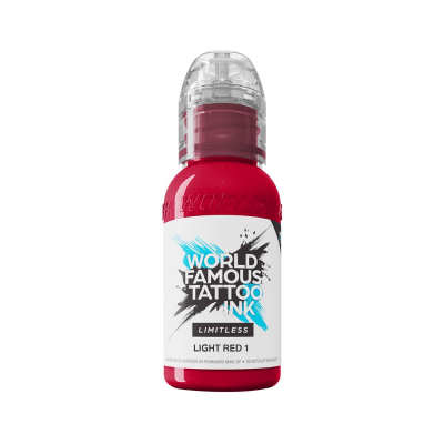 World Famous Limitless Tattoo Ink Light Red 1 30ml Venduto Online In Svizzera