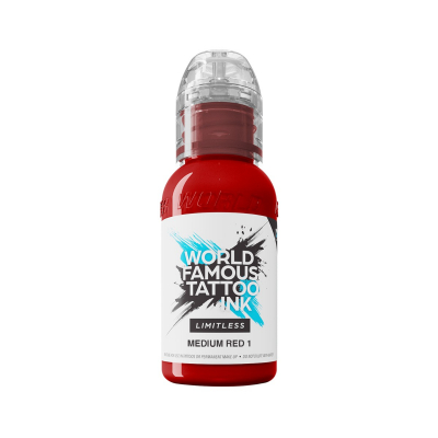 World Famous Limitless Tattoo Ink Medium Red 1 30ml Venduto Online In Svizzera