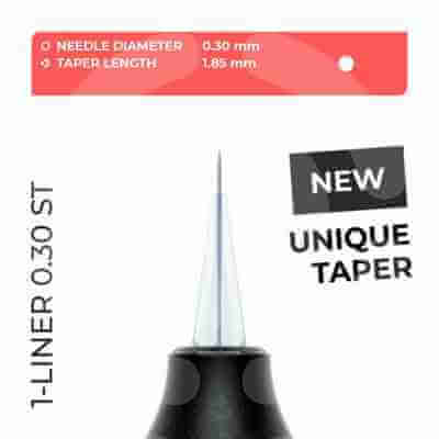 1 Liner - 0,30mm Medium Taper 20pcs - venduto online in svizzera