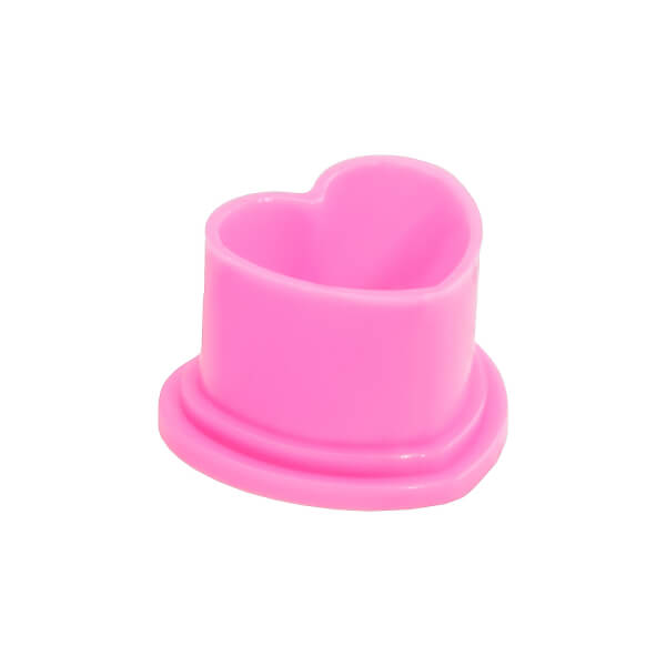 Confezione da 500 tazze per inchiostro Saferly Heart - Rosa - venduto online in svizzera