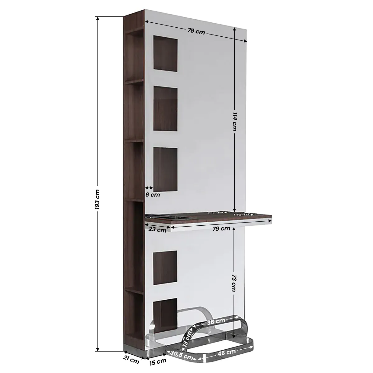6 Consolle Parrucchiere Gabbiano B058 Venge Venduto Online In Svizzera.
