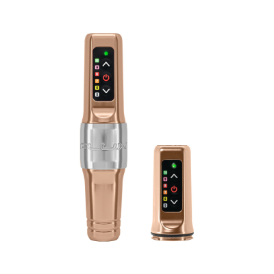 Microbeau Flux Mini Tattoo Maschine mit zusätzlichen Powerbolt Mini Champagne Gold Verkauft Online In der Schweiz